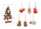 Weihnachtshänger Engel 48 Stk. auf Baum Display aus Holz Bunt 6-fach (B/H/T) 11x7x0.5 cm/7x11x0.5 cm