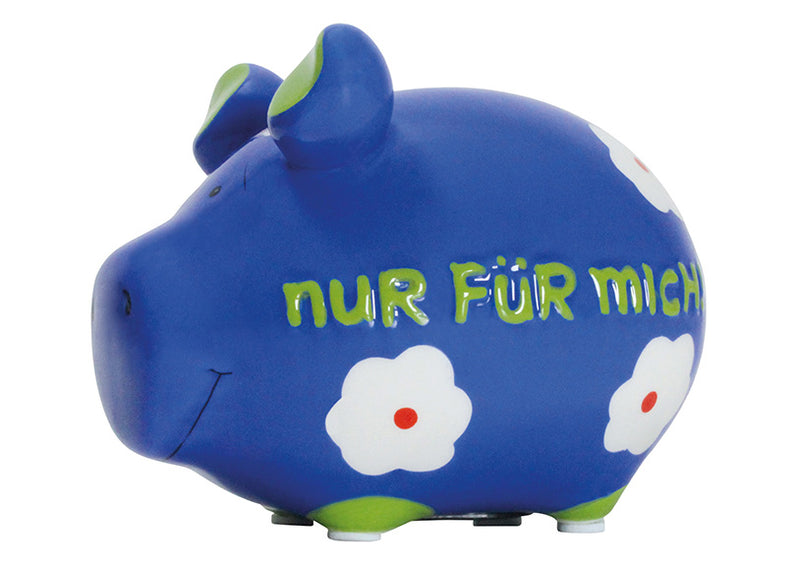 Spardose KCG Kleinschwein, Nur für Mich, aus Keramik, Art. 100482 (B/H/T) 12,5x9x9 cm