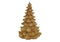Tannenbaum aus Poly Gold (B/H/T) 18x25x18cm
