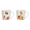 Jumbo Becher Weihnachtshund aus Porzellan Weiﬂ 2-fach, (B/H/T) 13x10x10cm 480ml
