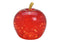 Apfel mit 30er LED, mit Timer, aus Glas Rot (B/H/T) 22x24x22cm