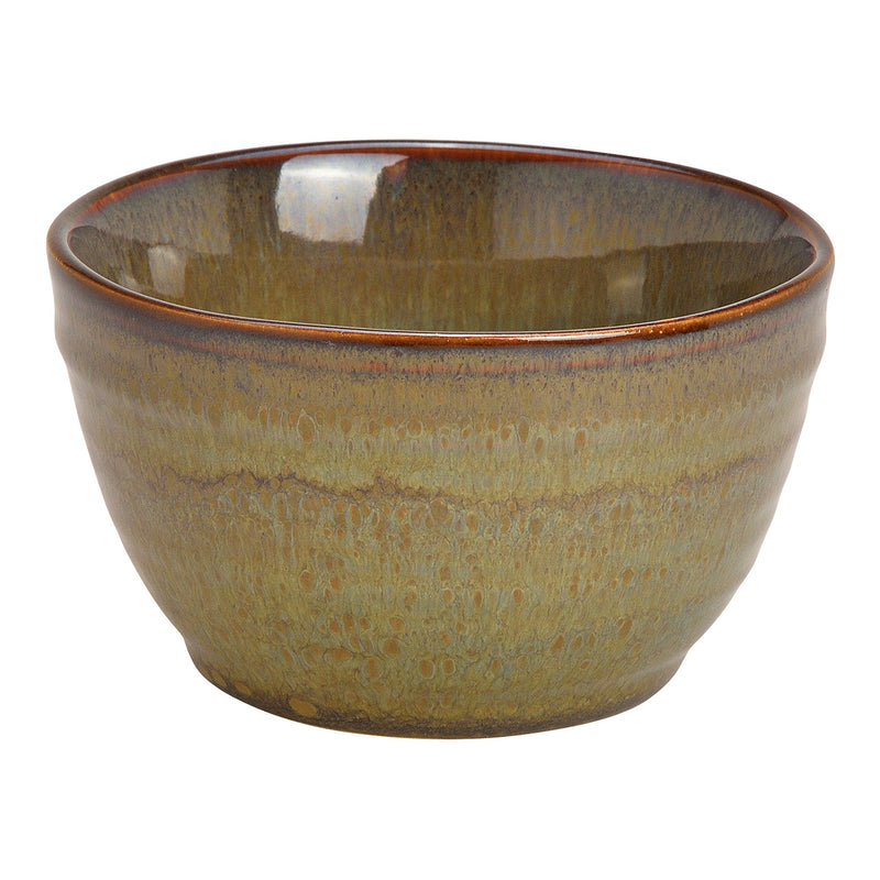 Schale aus Steingut, Braun (B/H/T) 10x5x10cm 260ml