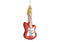Weihnachtshänger Gitarre aus Glas Rot (B/H/T) 5x15x2cm