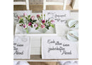 Tischset "zauberhafter Abend" aus Baumwolle Weiß (B/H/T) 48x33x1cm