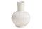 Vase aus Keramik Weiß (B/H/T) 11x15x11cm