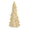 Tannenbaum aus Poly champagner (B/H/T) 8x20x8cm