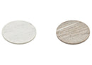 Sevierplatte aus Marmor beige, weiß 2-fach, (H) 1,5cm Ø20cm