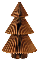 Aufsteller Tannenbaum Honeycomb aus Papier/Pappe braun (B/H/T) 20x30x20cm