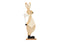 Aufsteller Hase aus Holz natur (B/H/T) 15x50x6cm