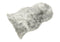 Kunstfell aus Polyester, Acryic grau, weiß (B/H) 90x60cm