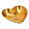 Schale Herz aus Metall gold (B/H/T) 15x5x15cm
