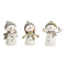 Schneemann mit Mütze aus Poly weiß 3-fach, (B/H/T) 5x9x4cm