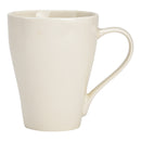 Becher aus Porzellan weiﬂ (B/H/T) 13x11x9cm 370ml