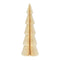 Aufsteller Tannenbaum Honeycomb aus Papier/Pappe weiß (B/H/T) 10x30x10cm