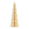 Aufsteller Tannenbaum Honeycomb aus Papier/Pappe weiß (B/H/T) 14x40x14cm