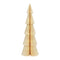 Aufsteller Tannenbaum Honeycomb aus Papier/Pappe weiß (B/H/T) 20x60x20cm