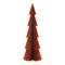 Aufsteller Tannenbaum Honeycomb aus Papier/Pappe braun (B/H/T) 20x60x20cm