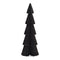 Aufsteller Tannenbaum Honeycomb aus Papier/Pappe schwarz (B/H/T) 10x30x10cm