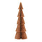 Aufsteller Tannenbaum Honeycomb aus Papier/Pappe beige (B/H/T) 14x40x14cm