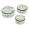 Dosen-Set rund Merry Christmas 3-er Set, aus Metall bunt (B/H/T) 19x8x19cm, 17x7x17cm, 14x6x14cm
