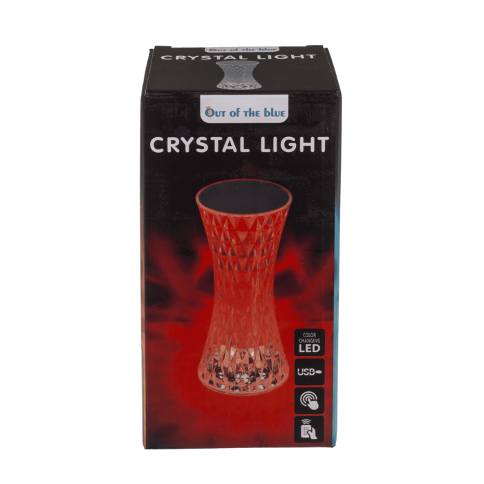 Kristall-Leuchte, mit Farbwechsel-LED,