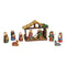 Krippenfiguren-Set aus Poly, 11-teilig, 2-9 cm