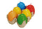 Eierkerzen-Set, 6-teilig, farbig, sortiert, 6 cm