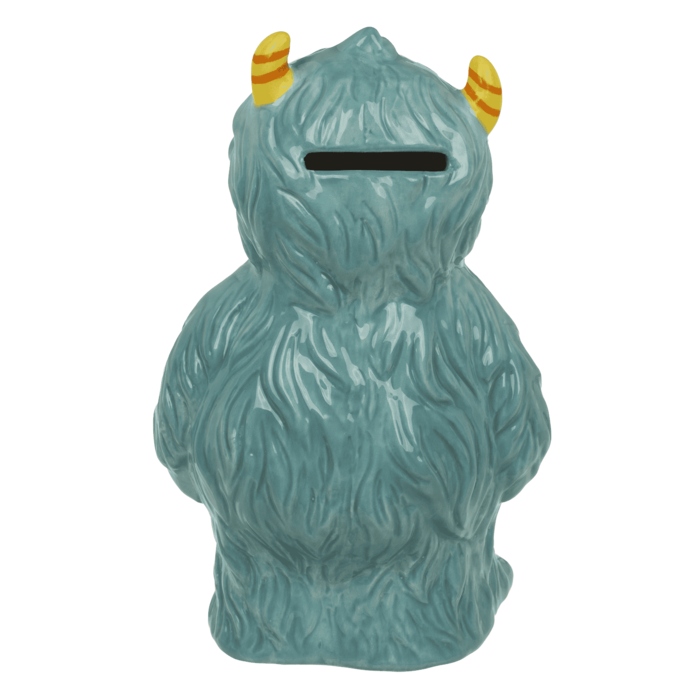 Spardose, Blaues Monster,