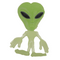 Alien-Schleim mit Alien-Figur, Glow in the Dark,