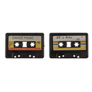 Kühlschrank-Magnet, Retro-Kassette,