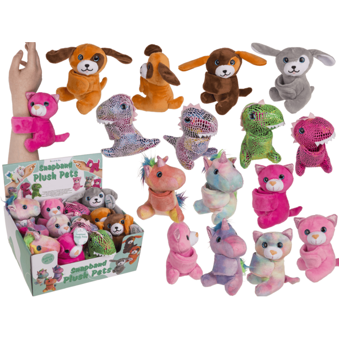Schnapp-Armband, Plüsch-Tiere,