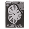 Glas Wanduhr, Melting Time, 22 x 33 x 4 cm,