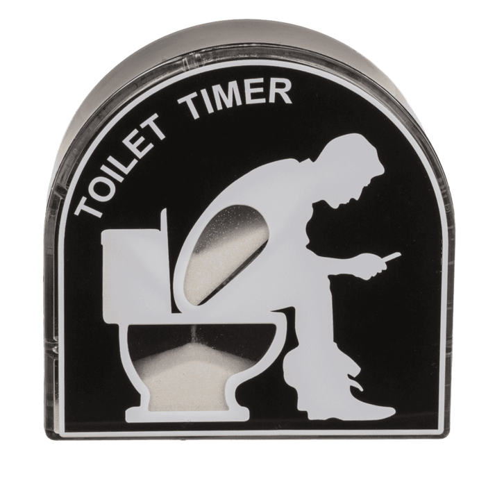Kunststoff-Sanduhr, Toilet Timer,