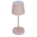 Rosafarbene Tisch-Lampe mit LED,
