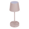 Rosafarbene Tisch-Lampe mit LED,