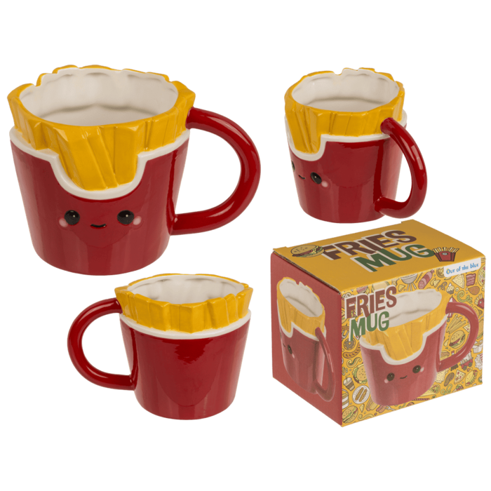 Becher, Kawaii Fries, aus Dolomit,