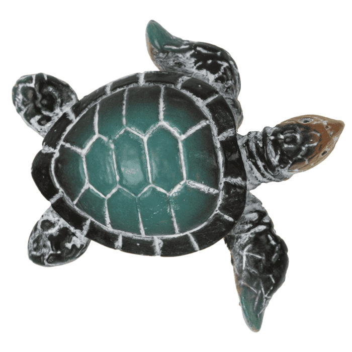 Polyresin-Dekofigur, Schildkröte, 5,5  x 2 cm,