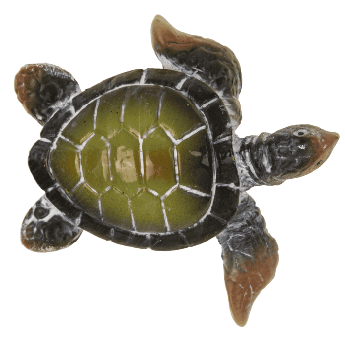 Polyresin-Dekofigur, Schildkröte, 5,5  x 2 cm,