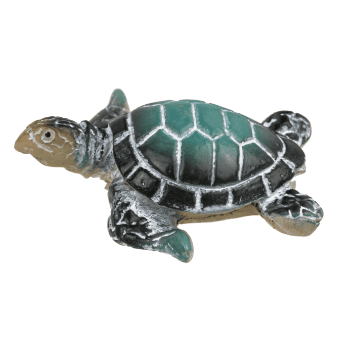 Polyresin-Dekofigur, Schildkröte, 5,5  x 2 cm,