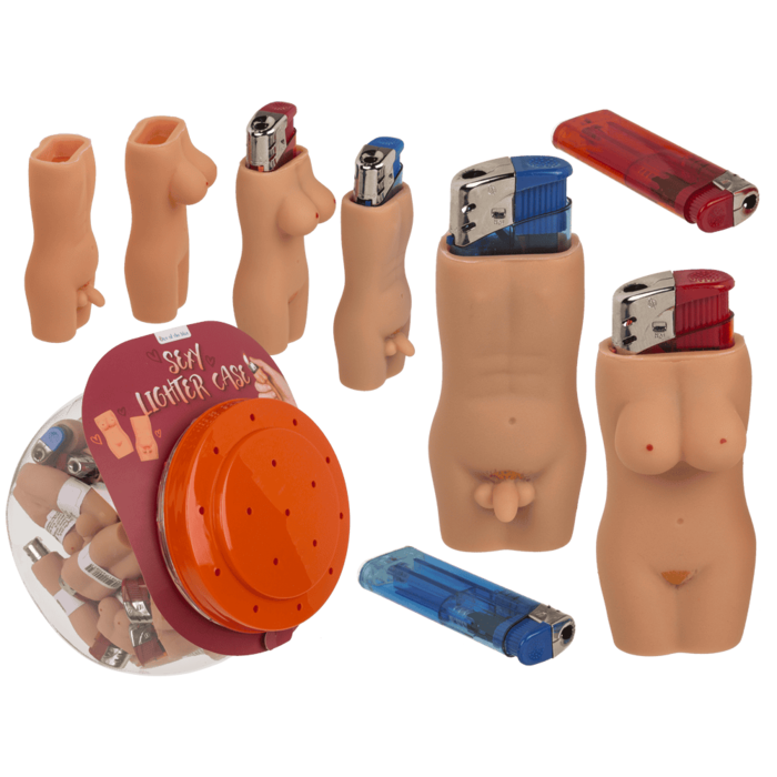 Feuerzeug-Etui, Sexy, inkl. Feuerzeug,
