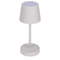 Weiße Tisch-Lampe mit LED,