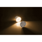 Weiße Tisch-Lampe mit LED,