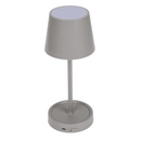 Graue Tisch-Lampe mit LED,