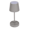 Graue Tisch-Lampe mit LED,