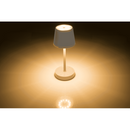 Graue Tisch-Lampe mit LED,