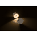 Graue Tisch-Lampe mit LED,