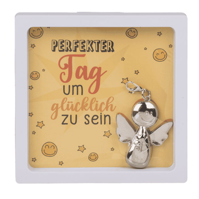 Engel Schlüssenanhänger, 3,6 x 4,5 x 0,7 cm,