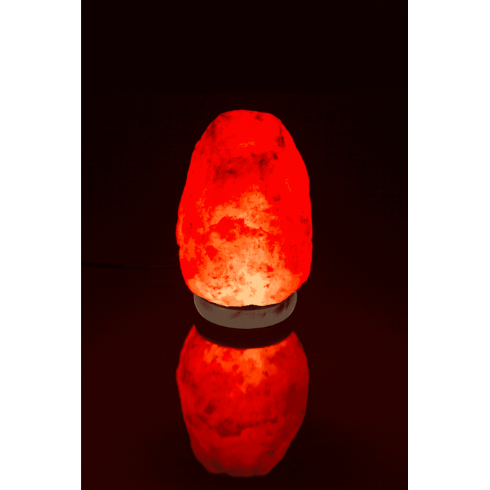 LED-Salzkristall-Lampe, farbwechselnd,
