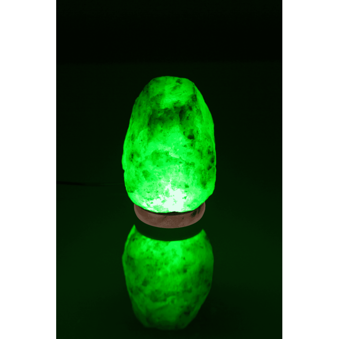 LED-Salzkristall-Lampe, farbwechselnd,