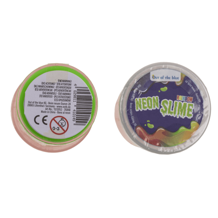 Neon-Schleim, Rainbow, ca. 65 g,